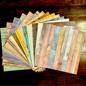 Scrapbook Paper! Barn Wood & Country Textures! 12x12”